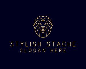 Wild Lion Animal logo design