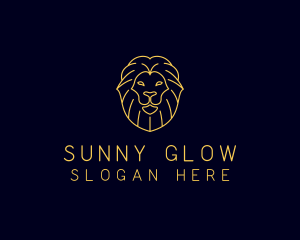 Wild Lion Animal logo design