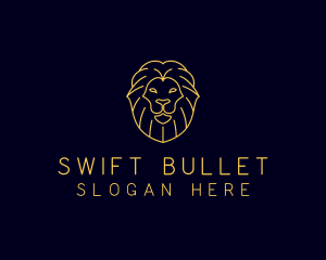 Wild Lion Animal logo design