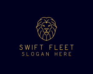 Wild Lion Animal logo design