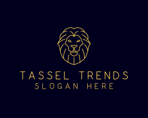 Wild Lion Animal logo design