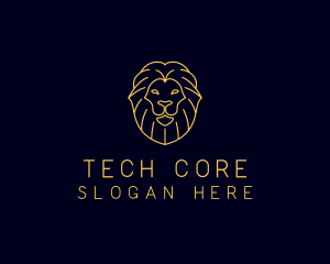 Wild Lion Animal logo design