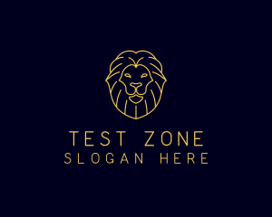 Wild Lion Animal logo design