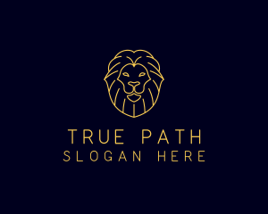 Wild Lion Animal logo design