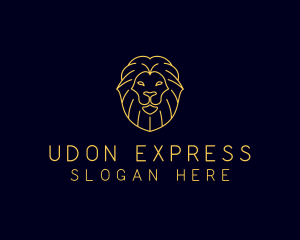 Wild Lion Animal logo design