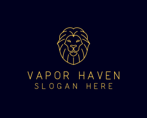 Wild Lion Animal logo design