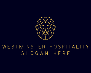 Wild Lion Animal logo design