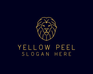 Wild Lion Animal logo design