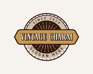 Vintage Retro Business logo design