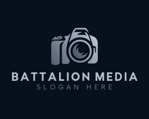 Photo Media Camera logo design