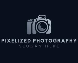 Photo Media Camera logo design