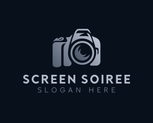 Photo Media Camera logo design