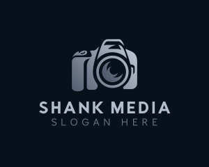 Photo Media Camera logo design