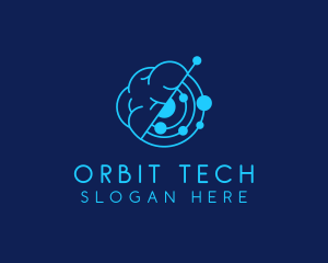 Brain Scan Orbit logo design