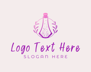 Jewelry Perfume Gemstone Bottle logo