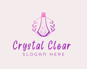 Jewelry Perfume Gemstone Bottle logo design