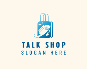 Book Shopping Bag logo design