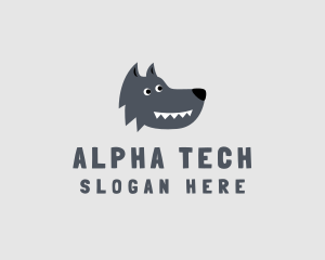 Canine Alpha Wolf logo