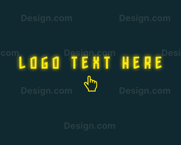 Yellow Click Wordmark Logo