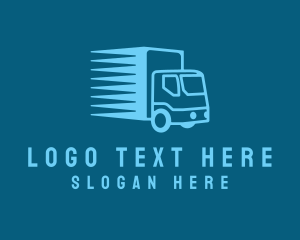 Blue Transport Truck logo