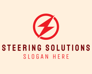 Fast Lightning Bolt logo design