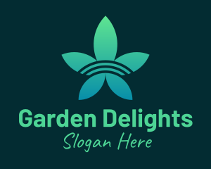 Natural Wellness Garden logo design