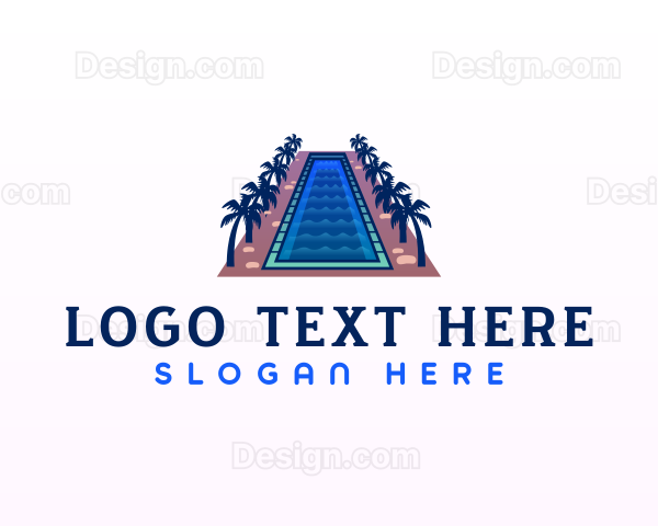 Swimming Pool Outdoor Logo