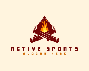 Camp Fire Wood logo