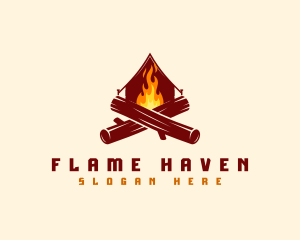 Camp Fire Wood logo