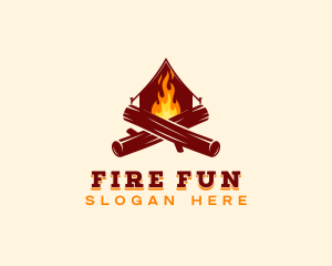 Camp Fire Wood logo