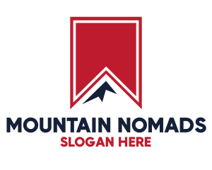 Red Mountain Peak logo design