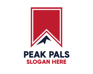 Red Mountain Peak logo design