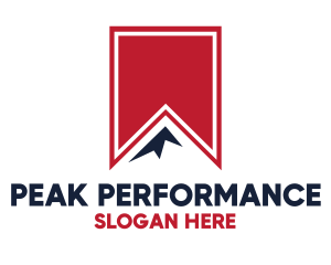 Red Mountain Peak logo design