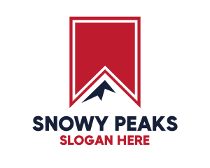 Red Mountain Peak logo design