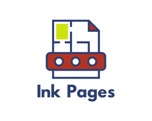 Modern Page Layout  logo design