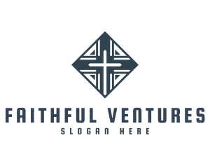 Faith Cross Crucifix logo