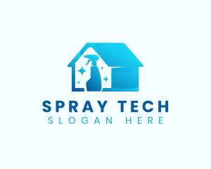 Spray Home Sanitation logo design