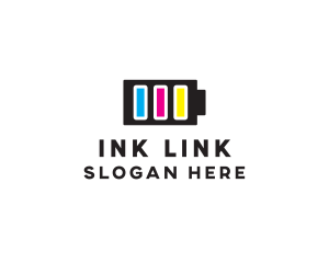 Battery Ink Printing  logo design