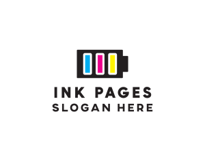 Battery Ink Printing  logo design