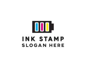 Battery Ink Printing  logo design