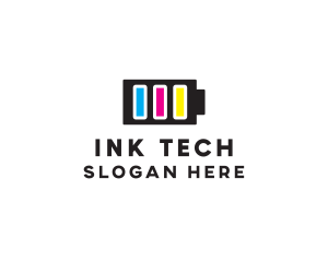 Battery Ink Printing  logo design