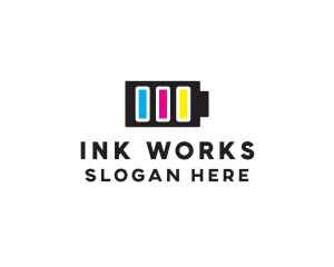 Battery Ink Printing  logo