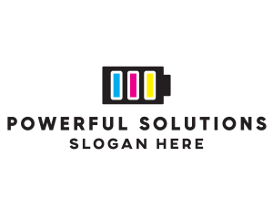 Battery Ink Printing  logo design