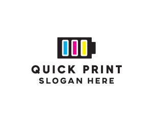 Battery Ink Printing  logo design