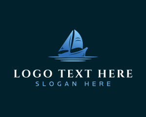  Nautical Sailboat Travel logo