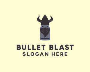 Bandana Viking Bullet logo design