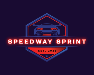 Neon Car Racing logo