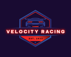 Neon Car Racing logo