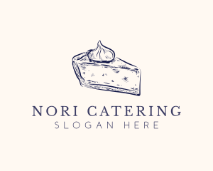 Pie Slice Dessert logo design