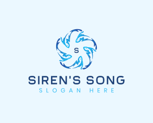 Ocean Fish Swimming logo